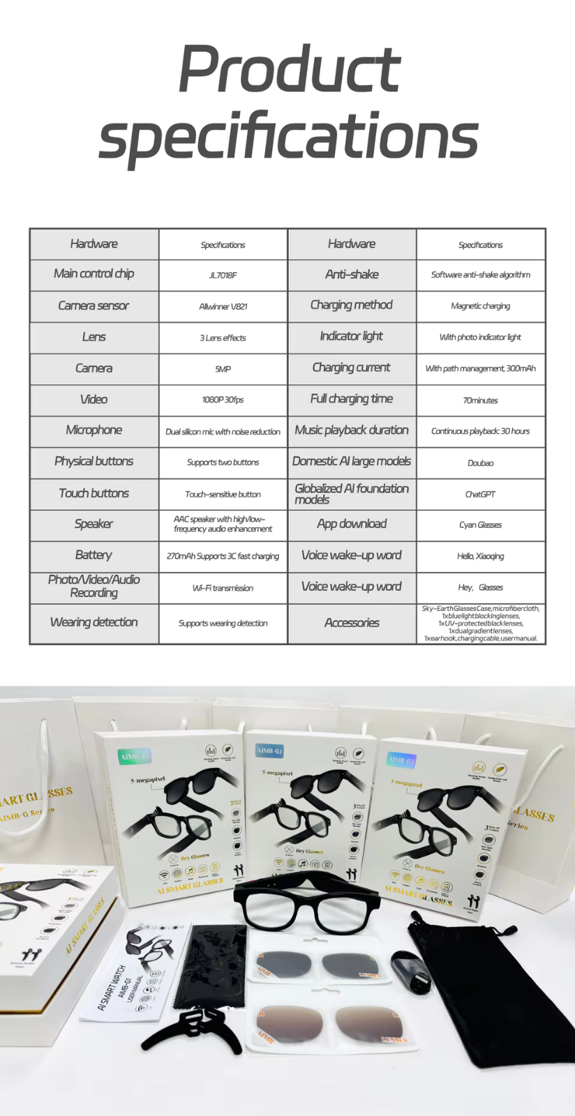 OptiAI | AI Smart Sunglasses™